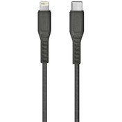 تصویر کابل شارژ USB-C به لایتنینگ برند یونیکUNIQ مدل FLEX 