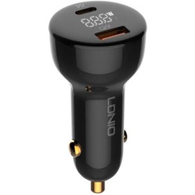 تصویر شارژر فندکی فست شارژ Ldnio C101 10A QC3.0 PD 100W + کابل تایپ سی Ldnio C101 10A QC3.0 PD 100W Car Charger With Type-C Cable