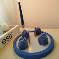 تصویر شمع های قلمی دستساز مدل نوک تیز ست 2 عددی خرید مستقیم از تولید کننده 