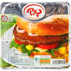 تصویر ب.آ همبرگر گوشت 90% 400 گرم 