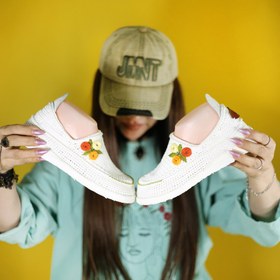 تصویر گیوه زنانه گلدوزی کد726 