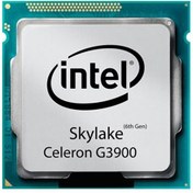 تصویر پردازنده اینتل مدل Celeron G3900 سری Skylake ا Intel Skylake Celeron G3900 CPU Intel Skylake Celeron G3900 CPU