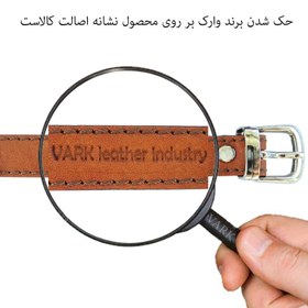 تصویر دستبند چرم وارک طرح خرداد مدل آماندا کد rb249 - قهوه ای 