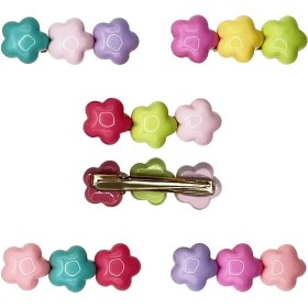 تصویر گیره تکی طرح گل آدامسی1 