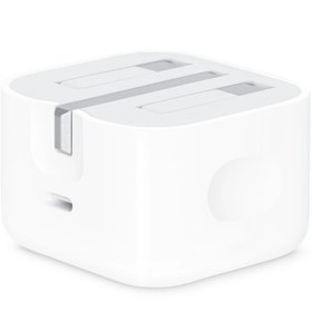 تصویر شارژر 20 وات اصلی آیفون (اپ استور) - سفید Apple Charger 20 W