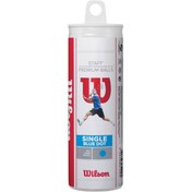 تصویر توپ اسکواش ویلسون مدل Staff یک نقطه آبی بسته 3 عددی 