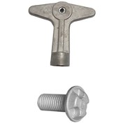 تصویر آچار قالپاق خودرو قطعه سازان کبیر مدل ACH-L90-3547 مناسب برای رنو L90 به همراه پیچ 