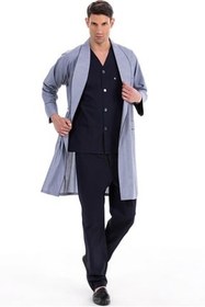 تصویر بلوز پیژامه قرمز مردانه ست لباس خواب 5 تکه جهیزیه 5505 Pierre Cardin 