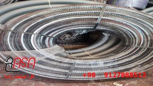 تصویر شیلنگ شفاف فنر فلزی - 3 اینچ Clear metal spring hose