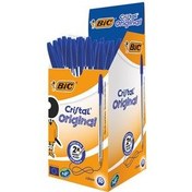 تصویر خودکار کریستال مدیوم بیک (Bic) کد 636583 بسته 50 عددی قرمز خودکار بیک مدل