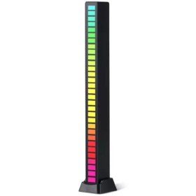 تصویر نور اکولایزر RGB حساس به صدا مدل Iightbar RGB equalizer D08/مشکی 