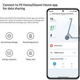تصویر اسکوتر برقی Electric Scooter 4 Lite (2nd Gen) شیائومی 
