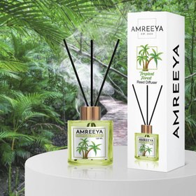 تصویر خوشبوکننده هوا آمریا مدل Tropical Forest حجم 120 میلی لیتر ا Amreeya air freshener, Tropical Forest model, volume 120 ml Amreeya air freshener, Tropical Forest model, volume 120 ml