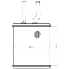 تصویر رادیاتور بخاری تیبا 2 هاچ بک - کوشش Tiba heater radiator