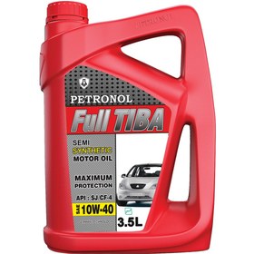 تصویر روغن موتور خودرو پترونول فول تیبا 10W40 نیمه سنتتیک حجم 3.5 لیتر Petronol Full Tiba 10W40 Engine Oil Semi Synthetic 3.5L