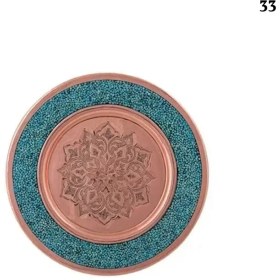 تصویر بشقاب قلم زنی ساده 