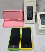 تصویر تبلت جادویی جامدادی با قلم طراحی 