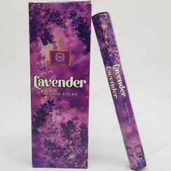 تصویر عود لاوندر (اسطوخودوس) هندی اصل برند سلطان Lavender Incense Stick 