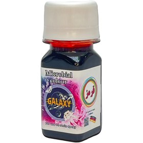 تصویر رنگ رزین اپوکسی گلکسی مدل میکروبی حجم 40 میلی لیتر - مشکی 