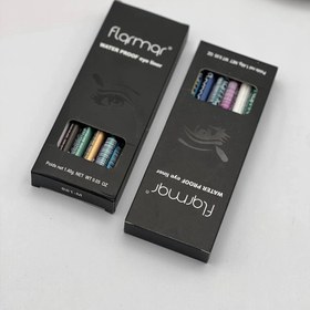 تصویر پک ۱۲ عددی خط چشم رنگی و مداد چشم ضد آب 