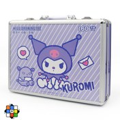 تصویر ست لوازم تحریر ۱۶۰ تکه کیفی کرومی 