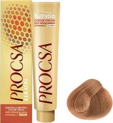 تصویر کاراملی پروکسا 8/34 رنگ مو پروکسا کاراملی کد 8/34