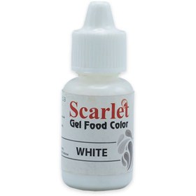 تصویر رنگ ژله ای ممتاز سفید اسکارلت (25گرمی) 