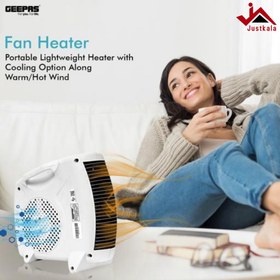 تصویر بخاری برقی فن دار جیپاس مدل GFH9520 