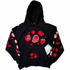 تصویر هودی balenciaga تیکه دوزی 