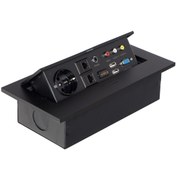 تصویر پنل رومیزی VSP panel with cable فرانت (رنگ نقره ای) Faranet vsp panel with cable