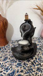 تصویر جا عودی آبشاری مدل قوری و فنجان 