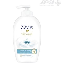 تصویر مایع دستشویی داو DEEP CLEANSING حاوی ترکیبات آنتی باکتریال DOVE NOURISHING DEEPLY NOURISHING HAND WASH
