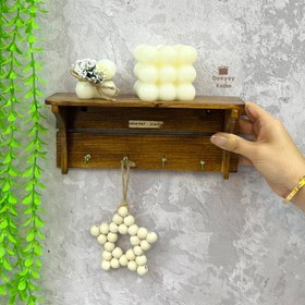 تصویر جاکلیدی دیواری چوبی 