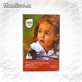 تصویر کاغذ 200 گرم Mir فتوگلاسه 100 برگی 10X15 Mir High Glossy Photo Paper 10*15