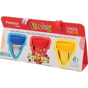 تصویر رنگ انگشتی 3 رنگ پنتر Panter Findex FP-105 Panter Findex FP-105 Finger Paint