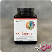 تصویر قرص کلاژن یوتئوری حاوی ویتامین سی 290 و 390 عددی Youtheory Collagen For Skin, Hair And Nails With Vitamin C 290 And 390 Tablets