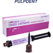 تصویر سمان دوال کیور رزینی امبریس پالپ دنت embrace PulpDent Embrace WetBond Resin Cement