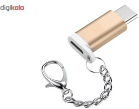 تصویر مبدل Micro USB به Type-C ریمکس مدل KEYCHAIN-231 