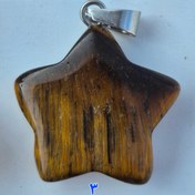 تصویر گردن آویز چشم ببر تراش ستاره Eye tiger