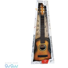 تصویر اسباب بازی گیتار طرح چوب برند BT10601-Guitar تک و عمده 