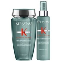 تصویر Kerastase شامپو مجموعه مراقبت از Homme و اسپری ضخیم برای مو تمایل به نازک تر 1Ker142 