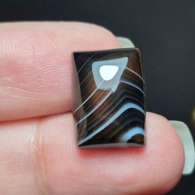 تصویر نگین سنگ عقیق سلیمانی معدنی کد Z7100 