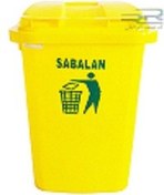 تصویر سطل زباله پلاستیکی مخزن پلی اتیلن 40 لیتری bucket