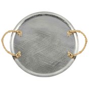 تصویر سینی استیل برنج گرد 30 سانت النا ریتون کد 3210596 