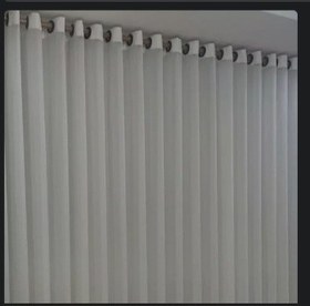 تصویر پارچه پرده شاین هفت رنگ گرم بالا کد 003 وپذیرفتن دوخت پانچ ومینیمال 