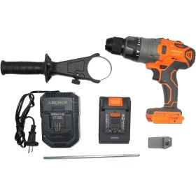 تصویر دریل شارژی چکشی براش لس 20 ولت آنکور مدل DCE2 Anchor DCE2 Cordless Impact Drill