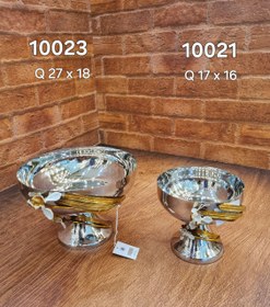 تصویر کاسه شکلات خوری استیل_برنج زبنق