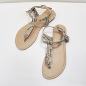 تصویر صندل لا انگشتی چرم زنانه برند اسمارا کد sh446 