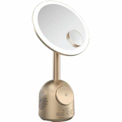 تصویر آینه آرایشی گرین لاین مدل GL-MR15 با اسپیکر و شارژر مگ سیف 