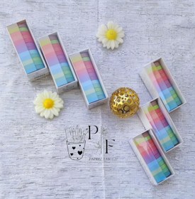 تصویر پک 12 رنگ چسب واشی 